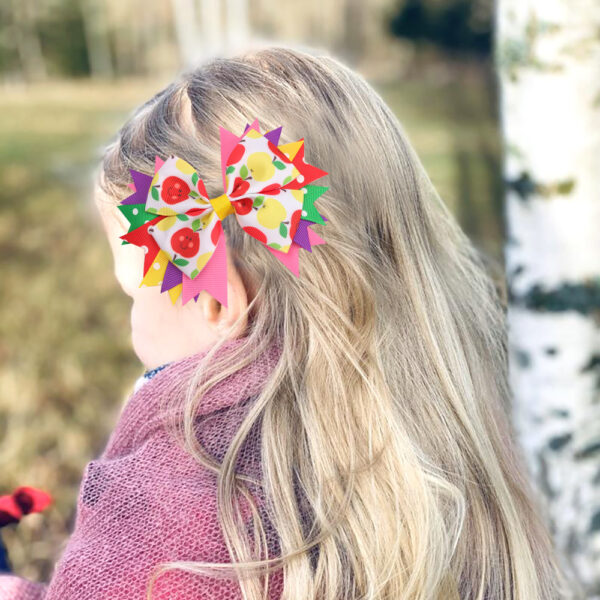 Wholesale new children's bow hairpin back to school season