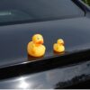 Wholesale Funny Little Duck Accessories Middle Finger Duck Car Ornaments Accessories Hanging Pendant Modification Exterior Decoration Creative Car Kun