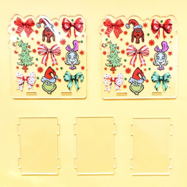Wholesale Acrylic Pen Holder/Pen Case Christmas Transformation - Cross-border TK US Hot Selling Item - Japan 10cm