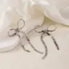Wholesale 304 Stainless Steel Bow Knot Electroplating Golden Plated Elegant Sweet Waterproof Non Tarnish Gold Silver Ear Studs