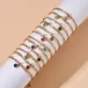 Wholesale Vintage Style Classic Style Geometric 304 Stainless Steel Birthstone Paperclip Chain Cable Chain Bracelets In Bulk