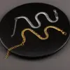 Casual Elegant Solid Color 304 Stainless Steel 18K Gold Plated Snake Chain PVD Coated Bracelets In Bulk