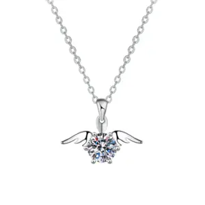 Txl282 [Single Pendant Not Necklace]] / Silver Plated