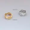 Wholesale PVD Coated Real Gold Plated 18K Gold Geometric 304 Stainless Steel Fashion Waterproof Non Tarnish
