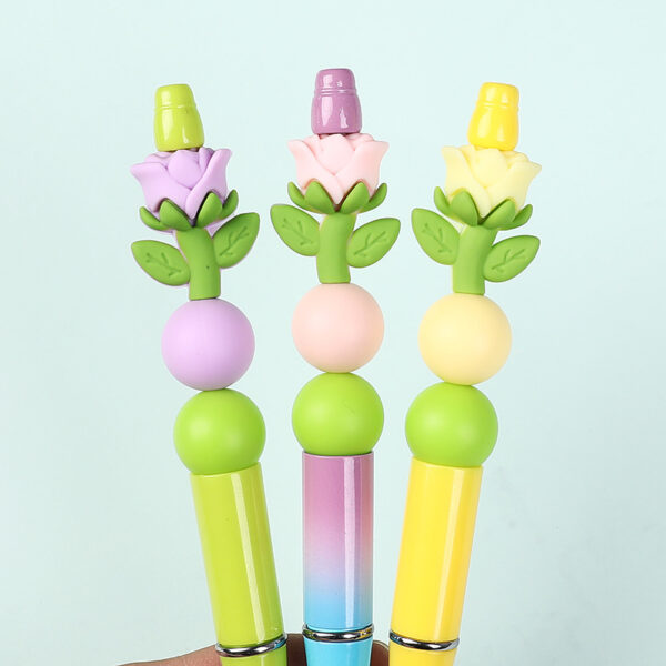 Wholesale Rose silicone beads