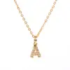 Wholesale Jewelry Fashion Letter Copper Diamond Necklace