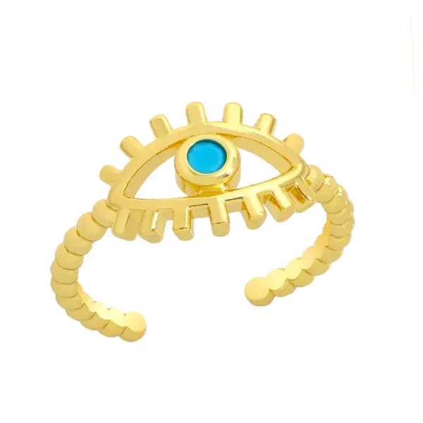 Wholesale Creative Hip Hop Devil Eye Open Loop