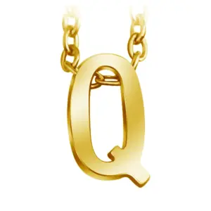 Gold Letter Q