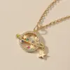 Wholesale PVD Coated Real Gold Plated Geometric Titanium Steel Fashion Waterproof Non Tarnish
