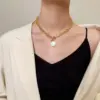 Wholesale PVD Coated 18K Gold Plated 304 Stainless Steel Waterproof Non Tarnish 304 Stainless Steel Necklace