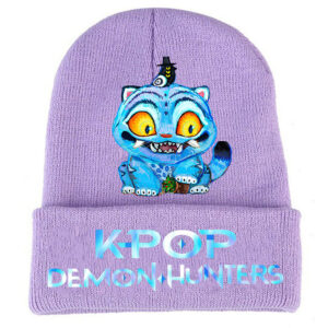 Purple-3 / Knitted hat