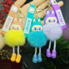 Wholesale Cross-Border Popular Internet Celebrity Plush Little Sheep Keychain Pendant Couple Car Bag Keychain Pendant Gift
