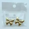 Fashionable Unique Stainless Steel Butterfly Knot Ear Cuff Women's Personality Folding Wavy Texture Earrings Luxury Style