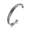 Wholesale Simple Style Grain 304 Stainless Steel Stainless Steel Bracelets In Bulk
