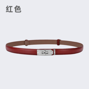 20552-silver buckle-red