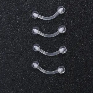 Round Head Eyebrow Studs / 1.2x6x3mm