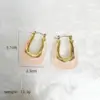 Wholesale Ion Plating (IP) Geometric 304 Stainless Steel Casual Romantic Simple Style Waterproof Non Tarnish Earrings