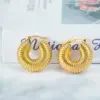 Wholesale 1 Pair Fashion U Shape Stainless Steel Plating Earrings