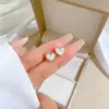 Wholesale PVD Coated Real Gold Plated Heart Shape Titanium Steel Modern Style Simple Style Waterproof Non Tarnish Ear Studs