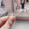 Wholesale Modern Style Crown Copper Plating Inlay Artificial Diamond Rings
