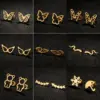 PVD Coated 18K Gold Real Gold Plated Butterfly Umbrella Snowflake 304 Stainless Steel Casual Simple Style Waterproof Non Tarnish Ear Studs