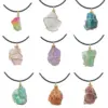 Simple Style Irregular Crystal Patchwork Pendant Necklace 1 Piece