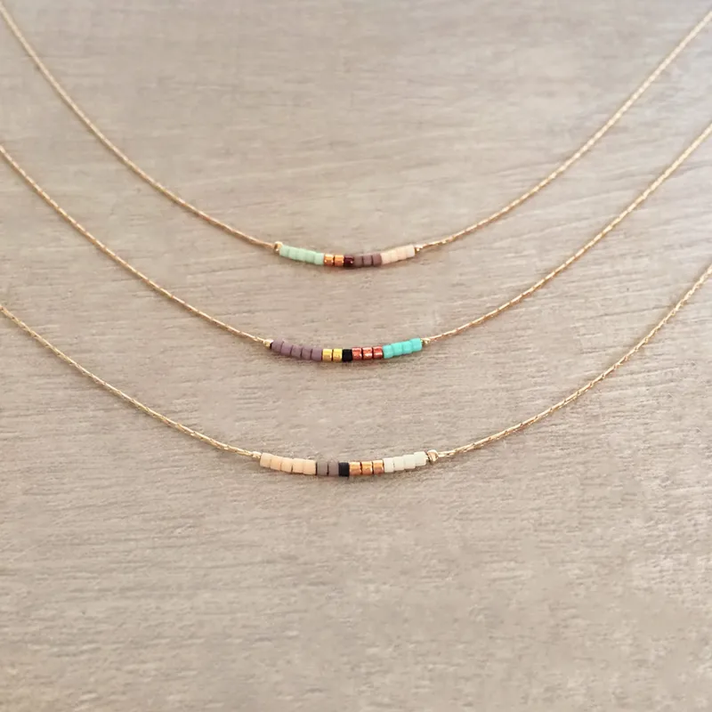 Wholesale Bohemian Round Copper 14k Gold Plated Necklace In Bulk