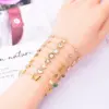 Wholesale PVD Coated Real Gold Plated 18K Gold Star Flower Butterfly 304 Stainless Steel Casual Simple Style Waterproof Non Tarnish 304 Stainless Steel Bracelets