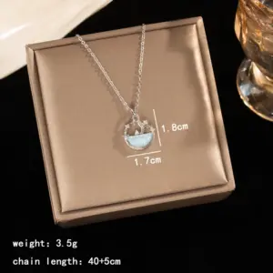 Silver with Reflective Fish Tail Design