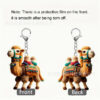 Wholesale Acrylic Creative Camel Hanging Decoration Keychains