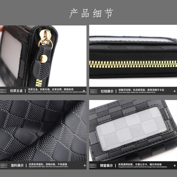 Wholesale Plaid accordion card holder