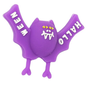 Upside down bat 3d beads [purple]