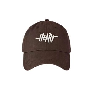 H baseball cap—coffee