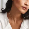 Wholesale PVD Coated Real Gold Plated U Shape Titanium Steel Fashion Waterproof Non Tarnish 304 Stainless Steel Necklace