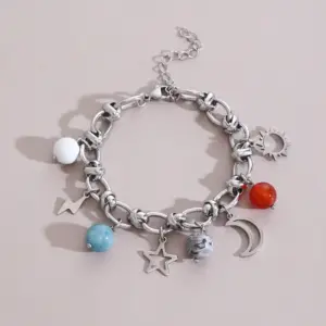 Silver Celestial Style / 18+5cm / Bracelets