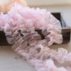 Wholesale Layer Mesh Lace Pleated Bead Lace Bead Lolita Hair Belt Decorative Yarn Edge