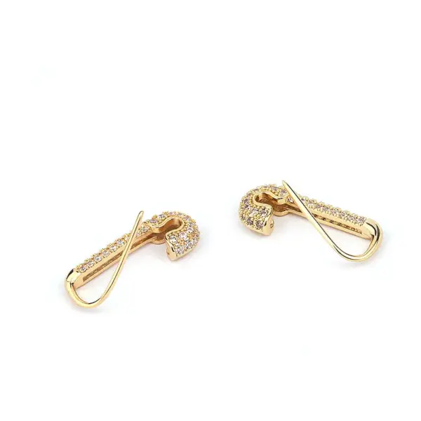 Ear Cartilage Rings & Studs Geometric Copper Zircon