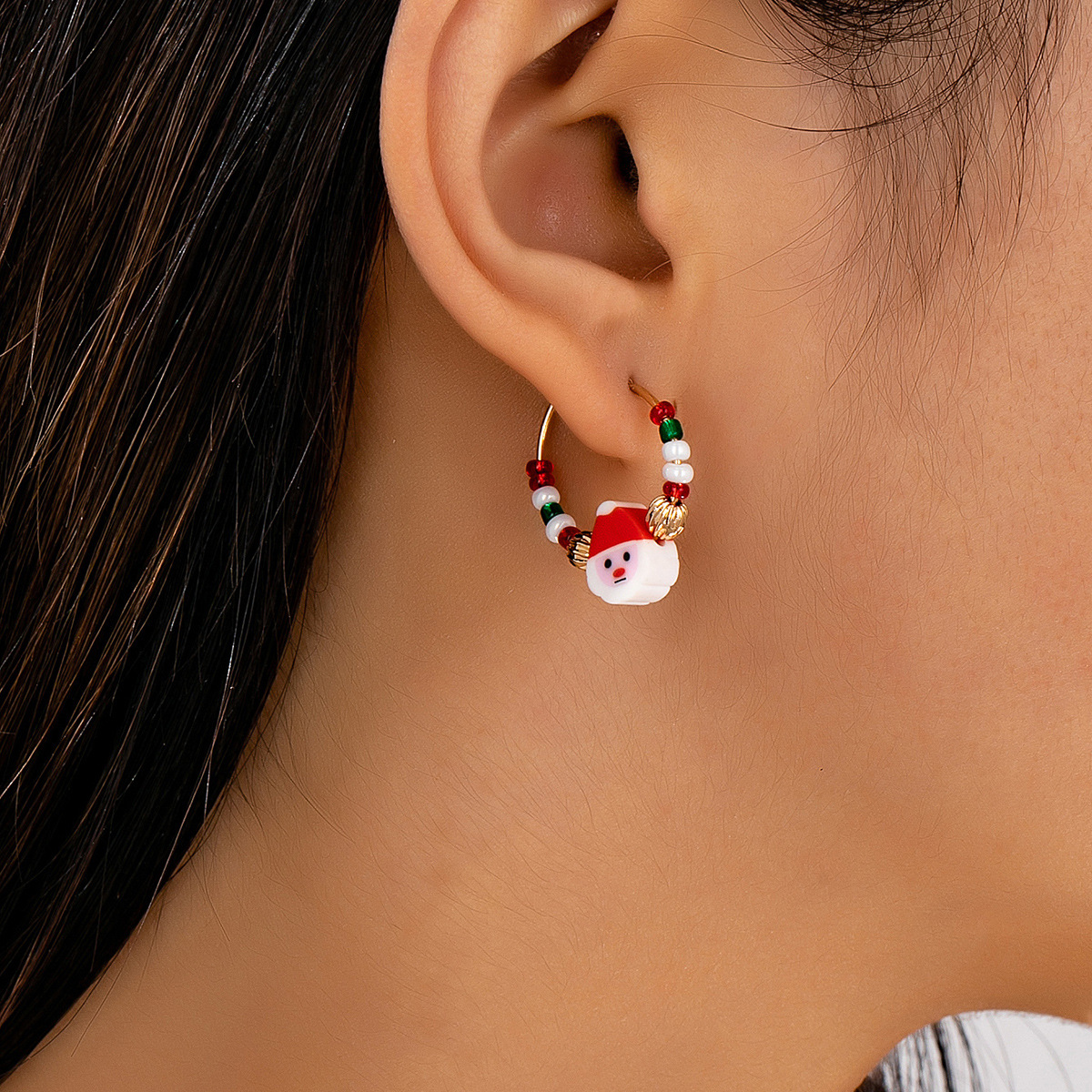 Wholesale Christmas Snowman Reindeer Sacred Tree Earrings