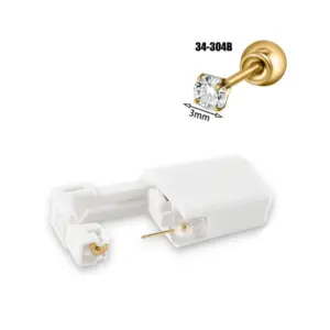 Gold 3mm Zircon