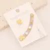 Wholesale PVD Coated 18K Gold Real Gold Plated Star Stainless Steel Preppy Style Simple Style Commute Waterproof Non Tarnish Ear Studs