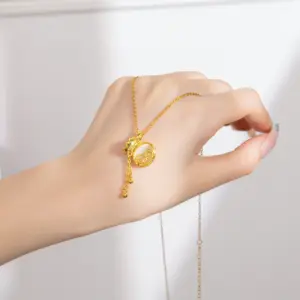 X609 Gold / Titanium Steel Gold Plating