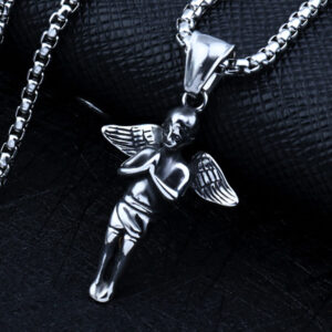 Little Angel + titanium steel chain