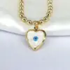 Wholesale Elegant Hip-hop Vintage Style Eye Copper Plating Gold Plated Pendant Necklace