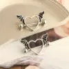 Wholesale Retro Angel Heart Shape Stainless Steel Plating Belly Ring 1 Piece