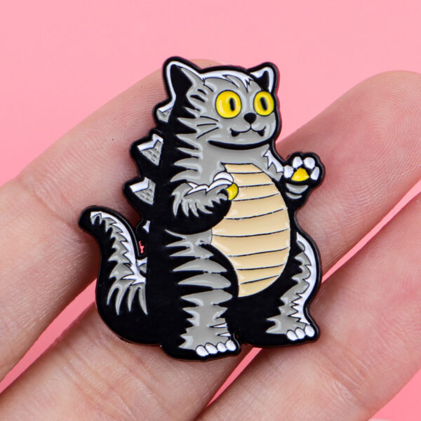 Wholesale Cartoon Quote Yak Brooch Metal Brooch Badge