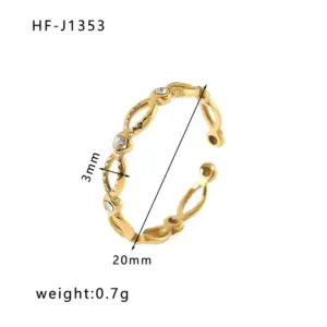 HF-J1353-Gold / Adjustable Opening