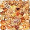 Wholesale 50 stickers of baking cake and bread series