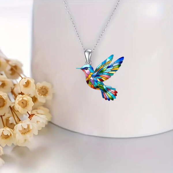 Wholesale Original Design Three Piece Hummingbird Earrings Necklace suit for Mother's Day Valentine's Day Gift suit