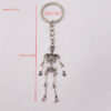 Wholesale Gothic Skull Keychain, Skull Man Keychain, Halloween Metal Skull Keyring