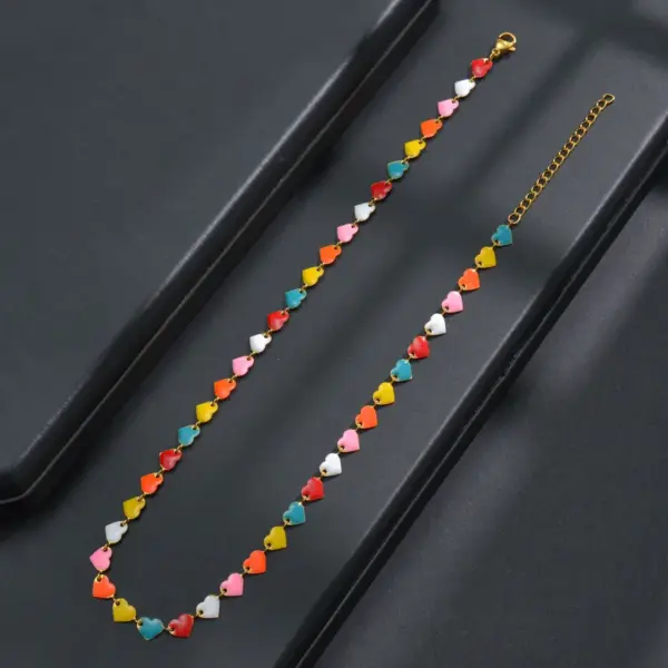 201 Stainless Steel Geometric PVD Coated Stone-Free 18K Real Gold Plated Fashion Waterproof Non Tarnish Plating Necklace